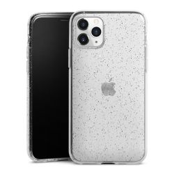 Silicone Glitter Case silver glitter